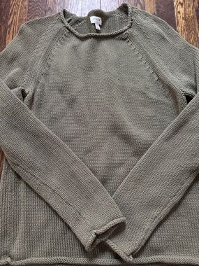 J. Crew  Women’s Rollneck Olive Sweater
